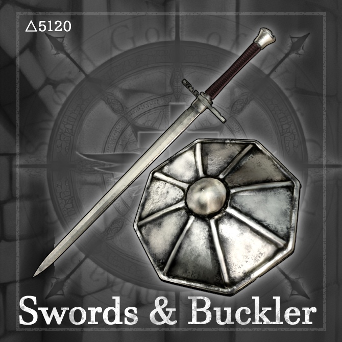 Sword & Buckler 【片手剣 盾 バックラー】