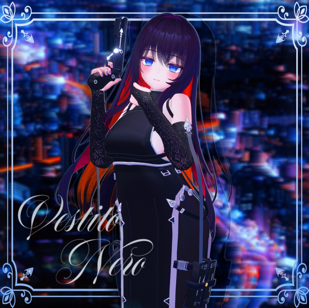 【萌-Moe-対応】Vestito Nero【Modular Avatar対応】