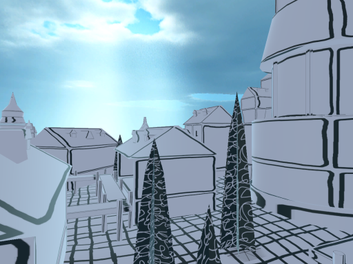 papertown - the land of black and white