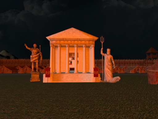 Night Time Roman Camp