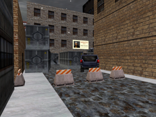 Snowy Street - Deus Ex