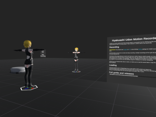 Hyakuashi Udon Motion Recorder v2