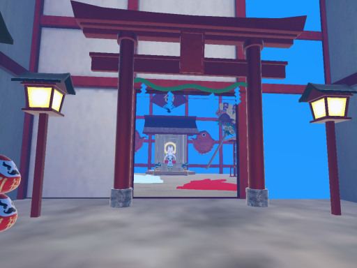 龍宮神社と宝船 Ryugu Castle and Treasure Ship