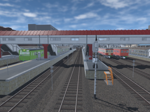 VRC箱庭鉄道（軽量化版）RBUR Train Simulator