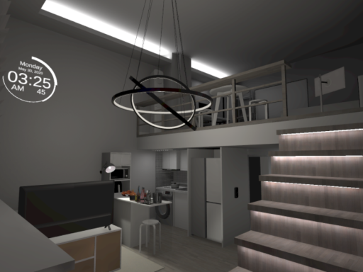 korean loft night