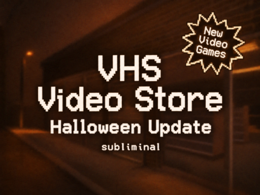 VHS Video Store - Halloween update