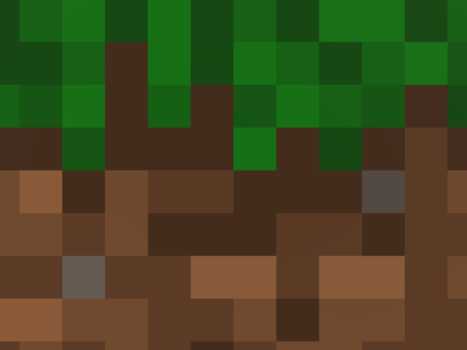 Inside the grass blockǃ