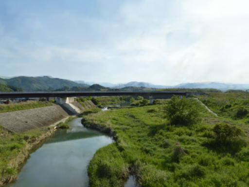 - 川北東橋 ⁄ Kawakita-higashi Bridge - 3DGS