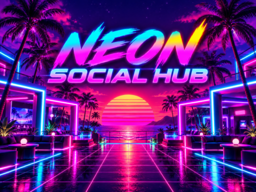 Neon Social Hub