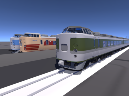 183-1000・189系特急形電車3Dモデル サンプル展示ワールド