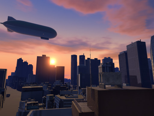 Rooftop in the city