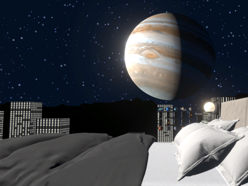 惑星の大きさを体感できる部屋