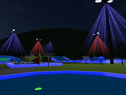 Mini Golf Lake Night Edition