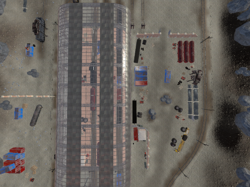 the train station