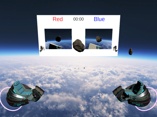Small robot battle in space ニソコンVR宇宙大会