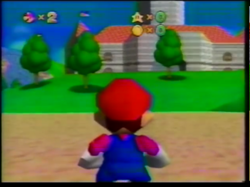 Super mario 64 beta castle grounds