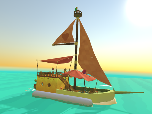 Sunset Boat