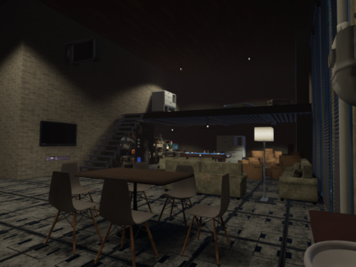 Cyberpunk apartment