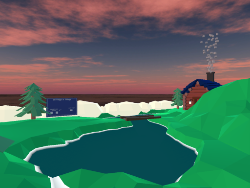 island in the clouds