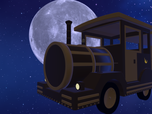夜空の列車