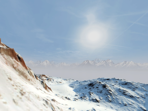 Snowy Outcroping