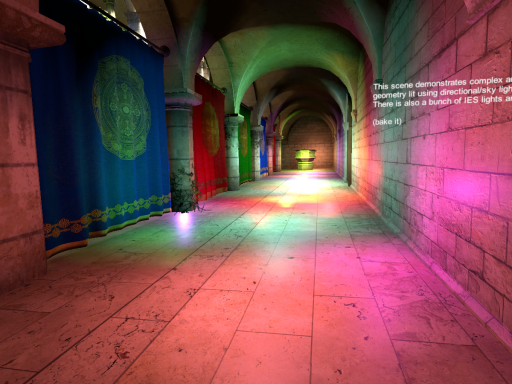 256 realtime lights