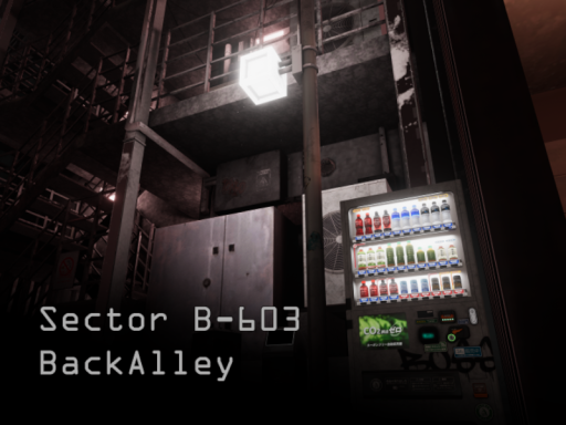 夜中の裏路地-Sector B-603-BackAlley