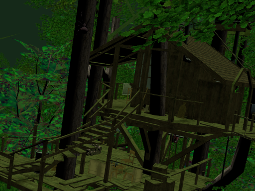 Spider tree house