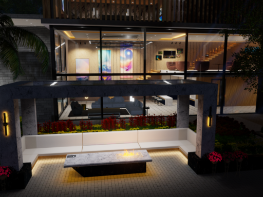 Premium Modern House（Night）