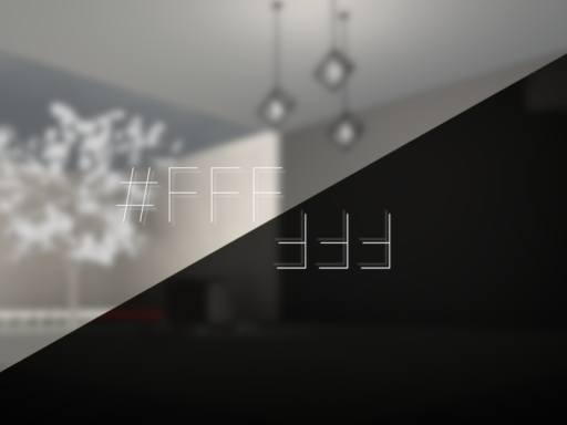 ＃FFFFFF