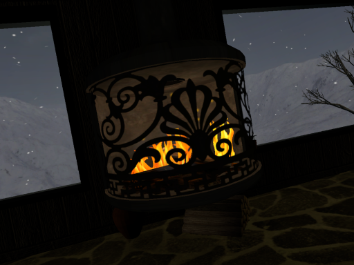 Snowy Den