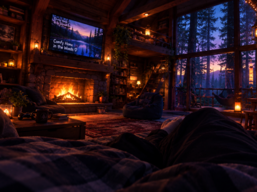 Comfy Home in the Woods