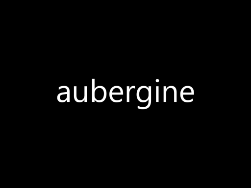 aubergine