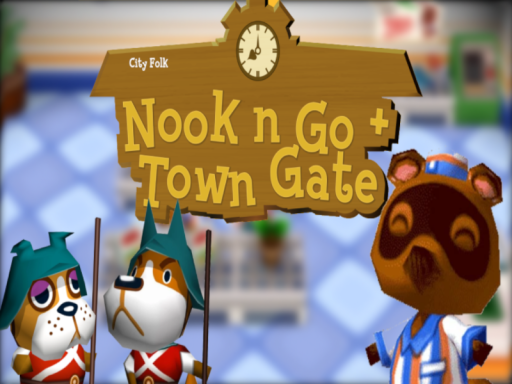 Nook n Go ＋ Town Gate - Animal Crossing City Folk