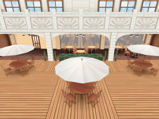 open cafe