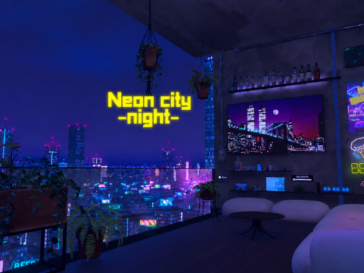 Neon city -night-